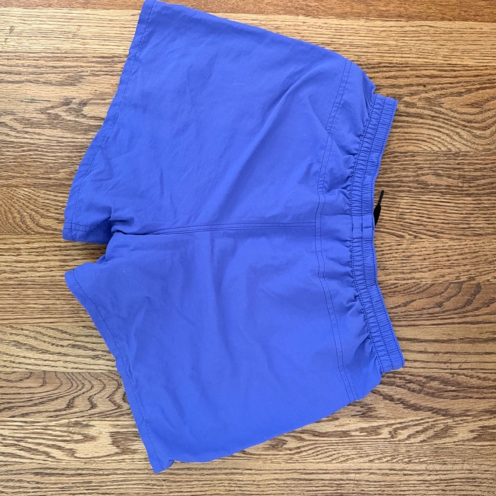 Patagonia Women's Purple Athletic Elastic-Waist Shorts - Picture 4 of 4